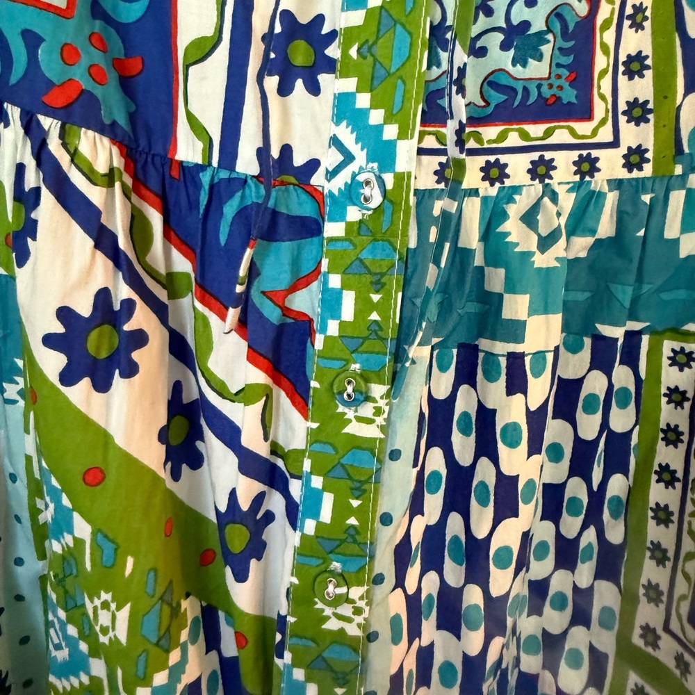 Olivia James Multicolor Patterned Maxi Dress - image 3